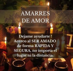 Expertos en hechizos, amarres.